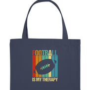 Football is my Therapy - Organic Shopping Bag