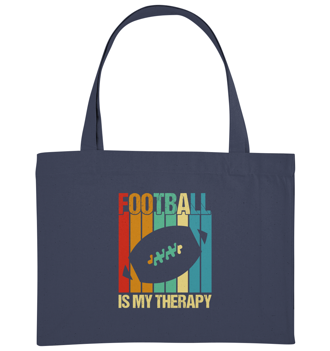 Football is my Therapy - Organic Shopping Bag