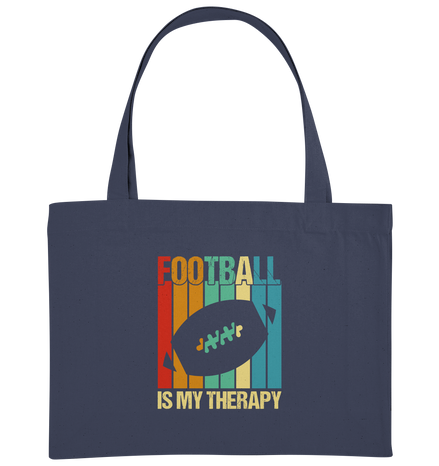 Football is my Therapy - Organic Shopping-Bag