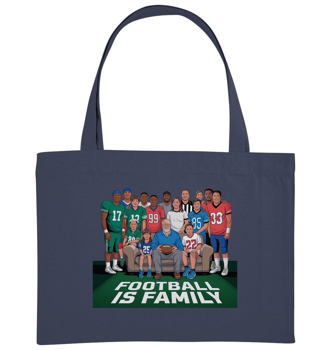 Football is Family - Organic Shopping Bag