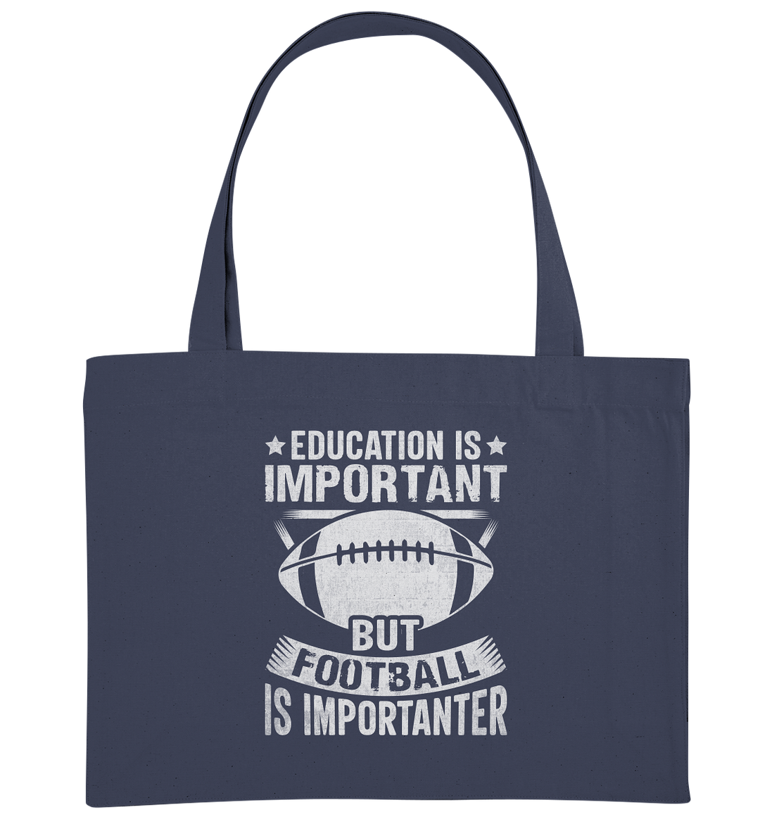 Football is importanter - Organic Shopping-Bag