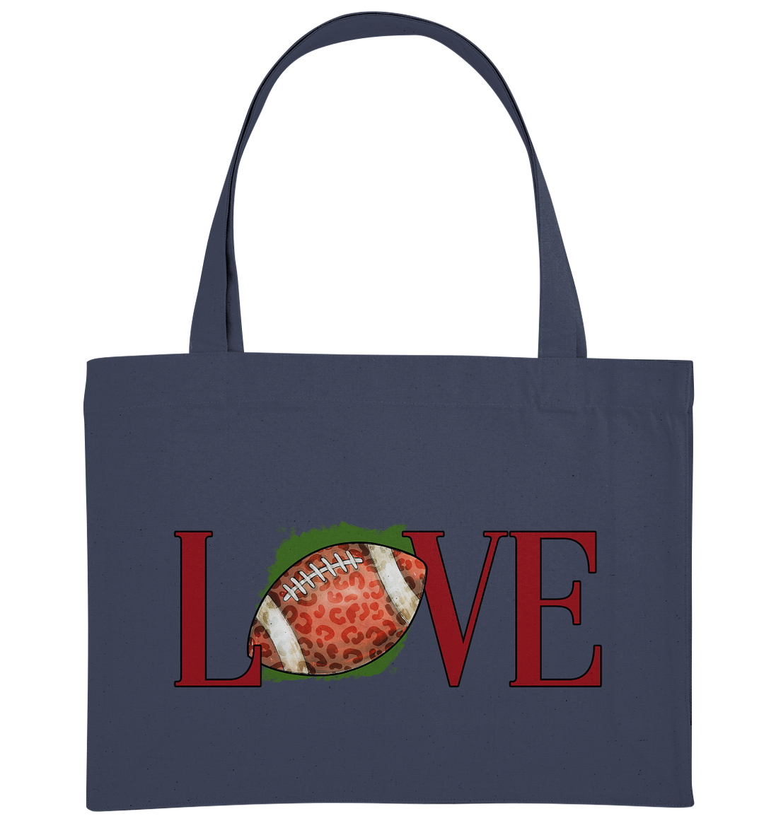 Football Love - Organic Shopping-Bag
