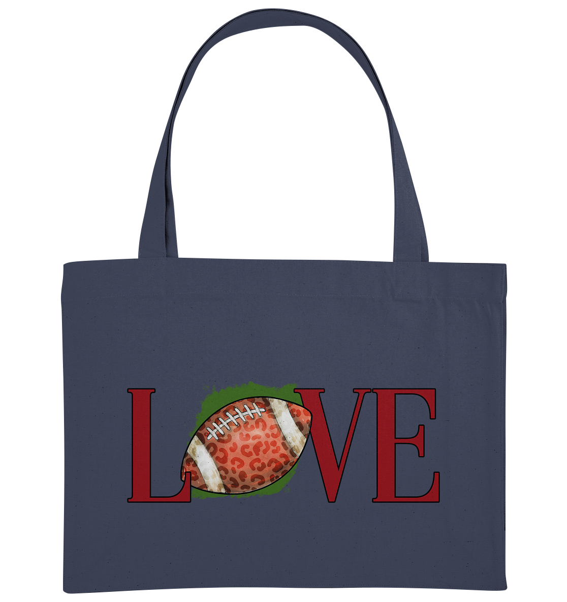 Football Love - Organic Shopping-Bag