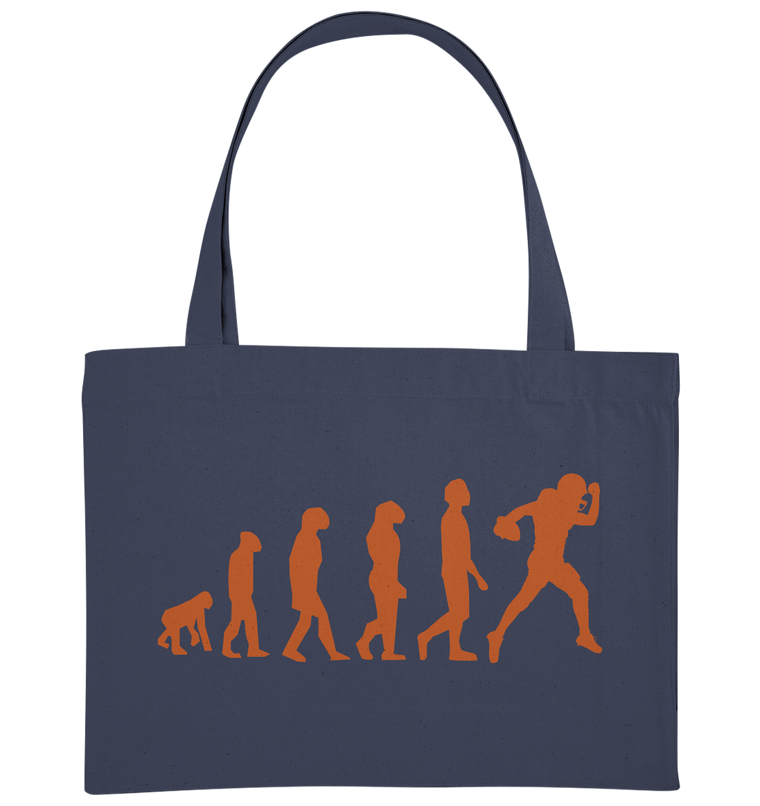 American Football Evolution - Organic Shopping-Bag