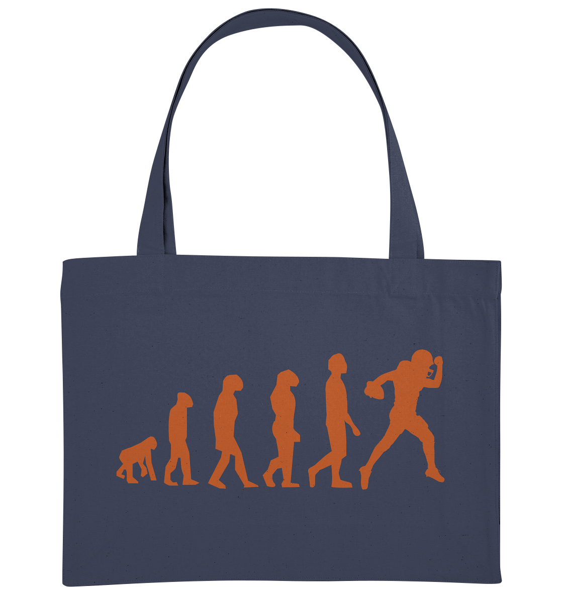 American Football Evolution - Organic Shopping-Bag