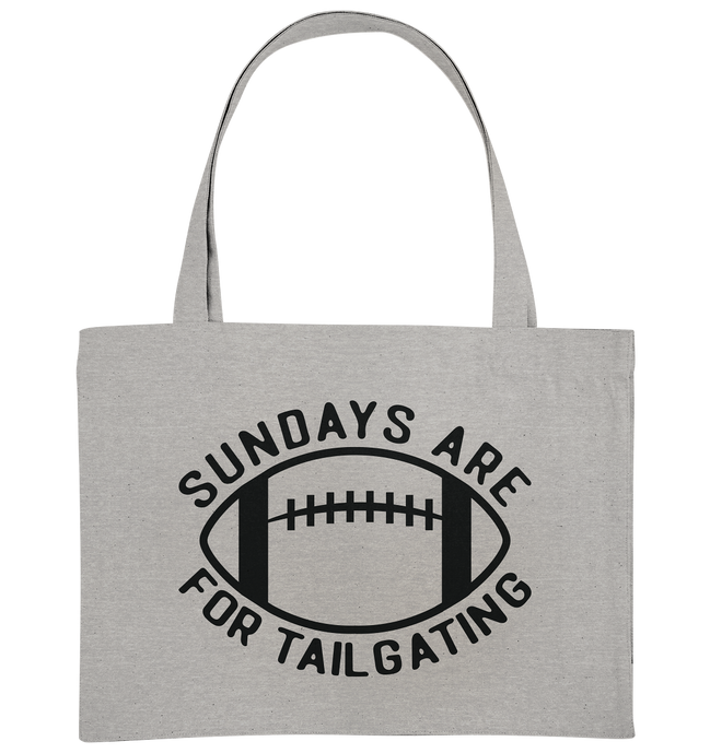 Sundays are for Tailgating  II - Organic Shopping-Bag
