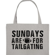 Sundays are for Tailgating  - Organic Shopping-Bag
