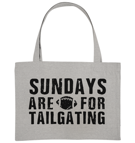 Sundays are for Tailgating  - Organic Shopping-Bag