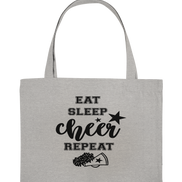 Eat Sleep Cheer Repeat - Organic Shopping-Bag