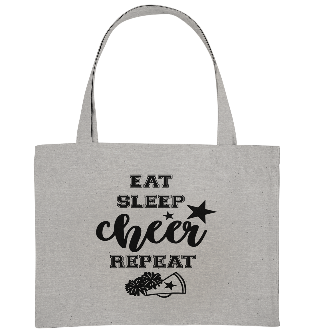 Eat Sleep Cheer Repeat - Organic Shopping-Bag