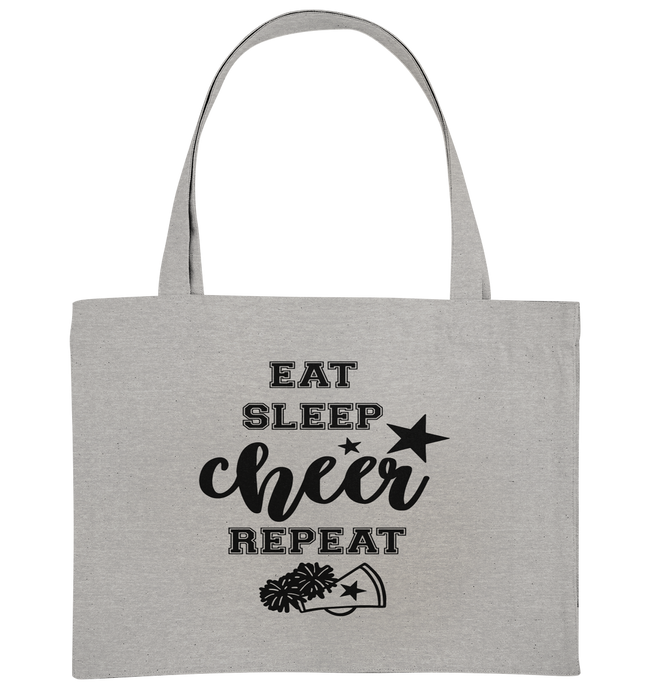 Eat Sleep Cheer Repeat - Organic Shopping-Bag