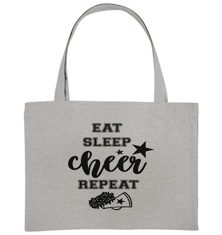 Eat Sleep Cheer Repeat - Organic Shopping-Bag