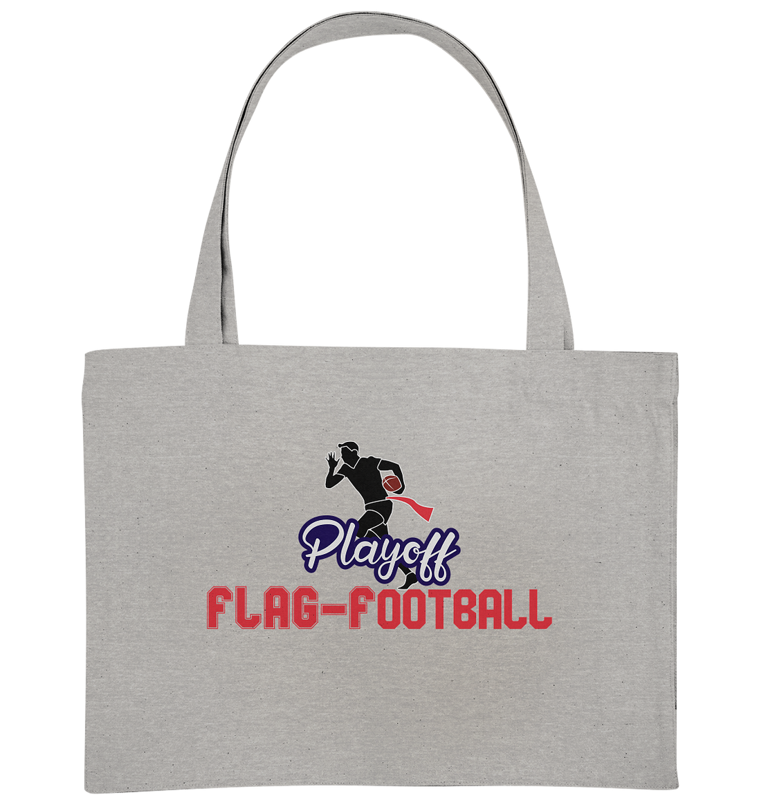 Playoff Flag Football  Men red - Organic Shopping-Bag