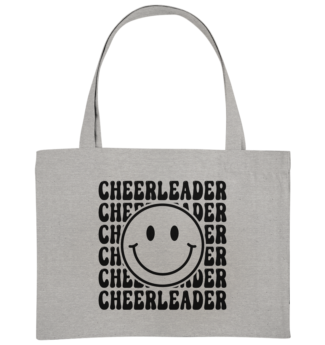 Cheerleader Smiley - Organic Shopping Bag