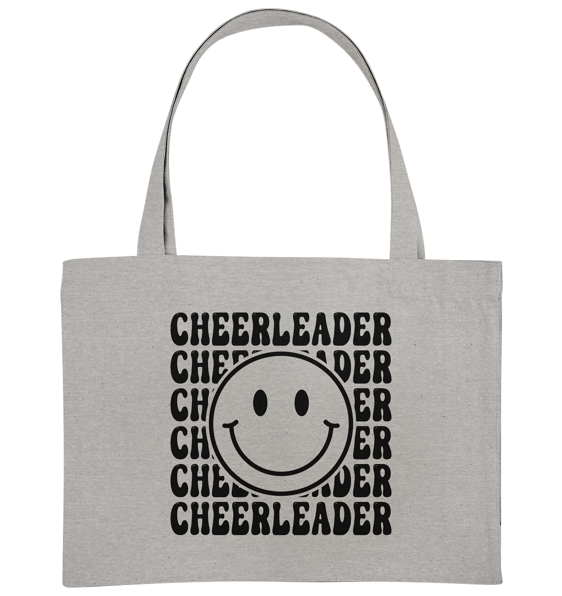 Cheerleader Smiley - Organic Shopping Bag