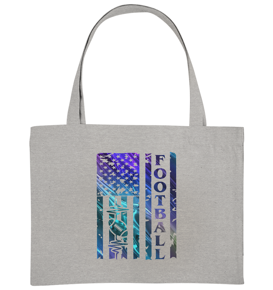 USA Football Flag  - Organic Shopping-Bag