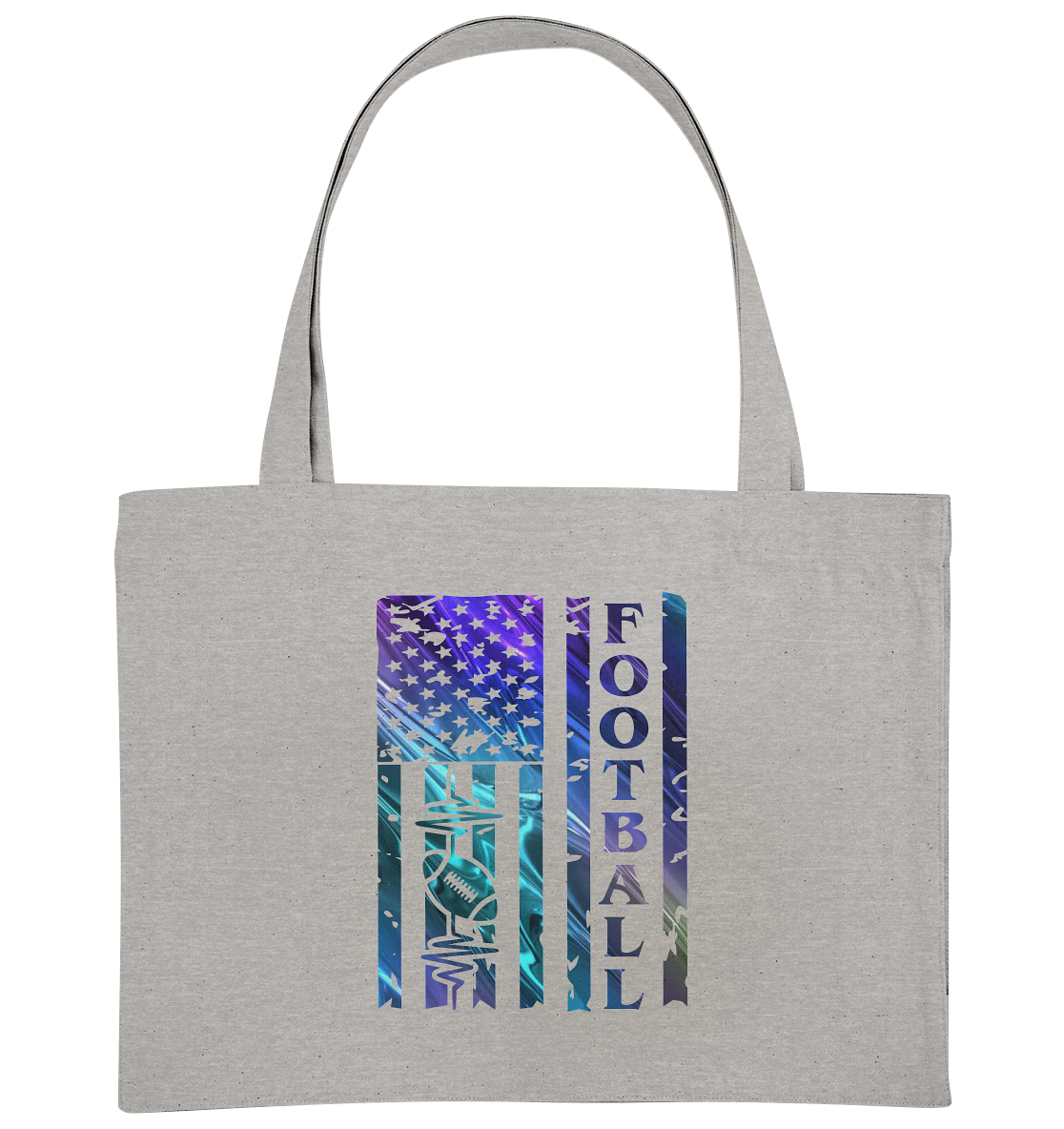 USA Football Flag  - Organic Shopping-Bag
