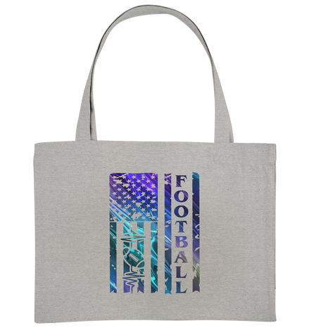 USA Football Flag  - Organic Shopping-Bag