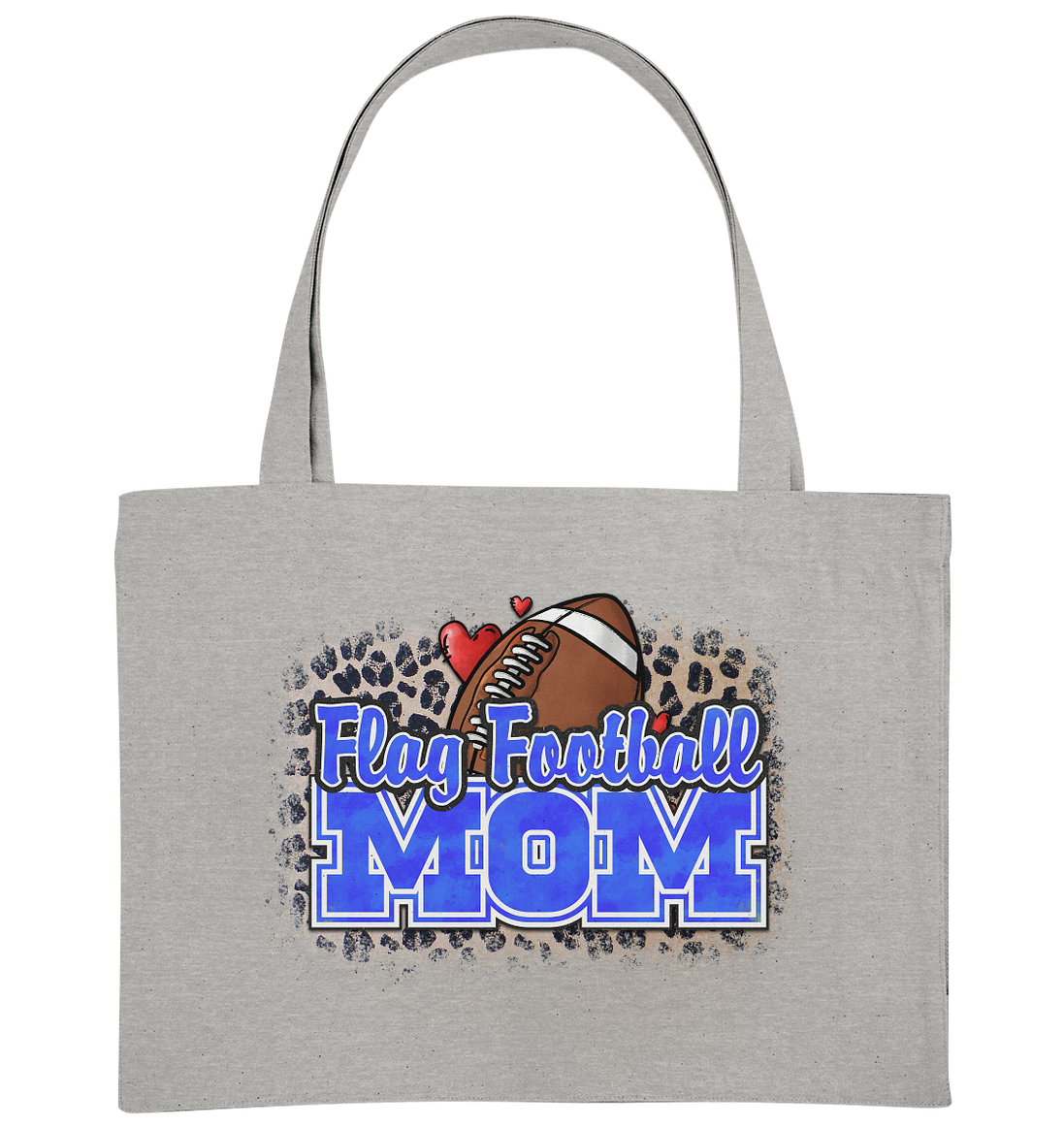 Flag Football Mom - Organic Shopping Bag