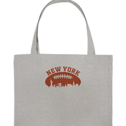 New York Football Silhoutte  - Organic Shopping-Bag