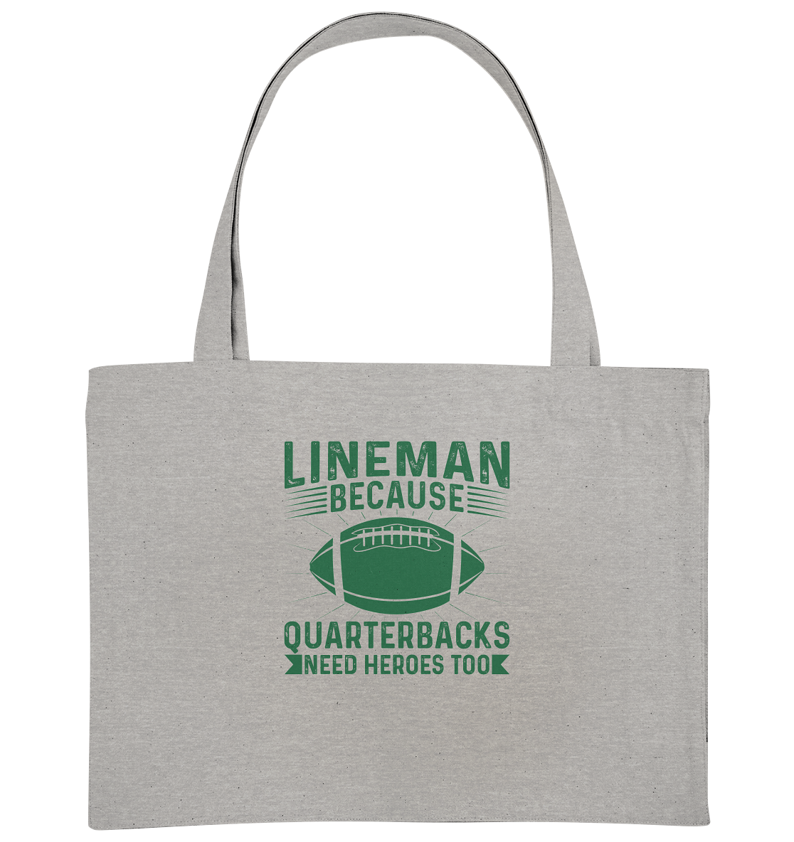 Lineman Heroes Green - Organic Shopping Bag