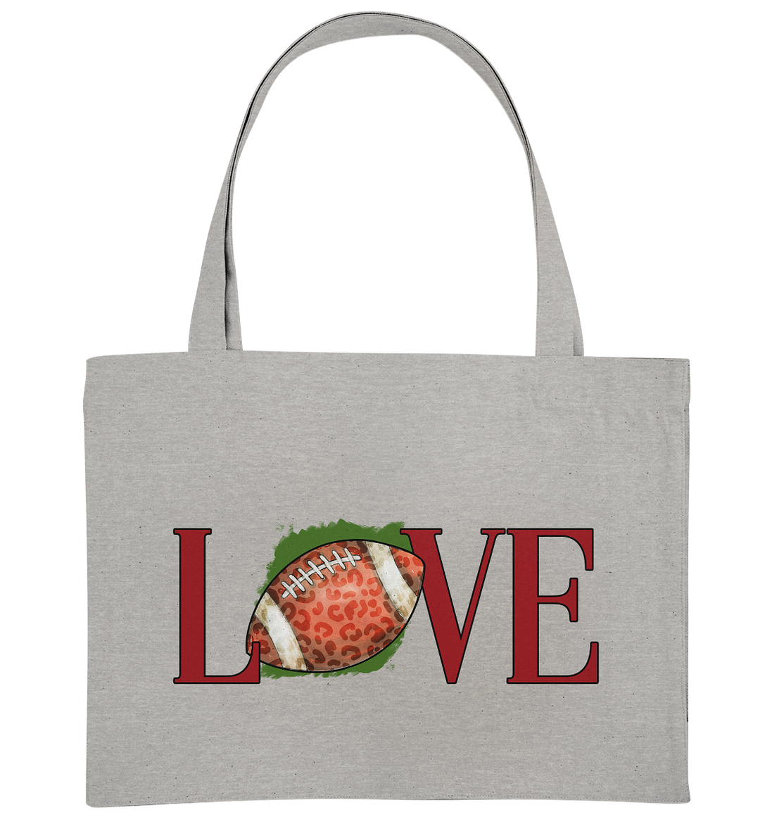 Football Love - Organic Shopping-Bag
