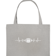 Football Heartbeat - Organic Shopping-Bag