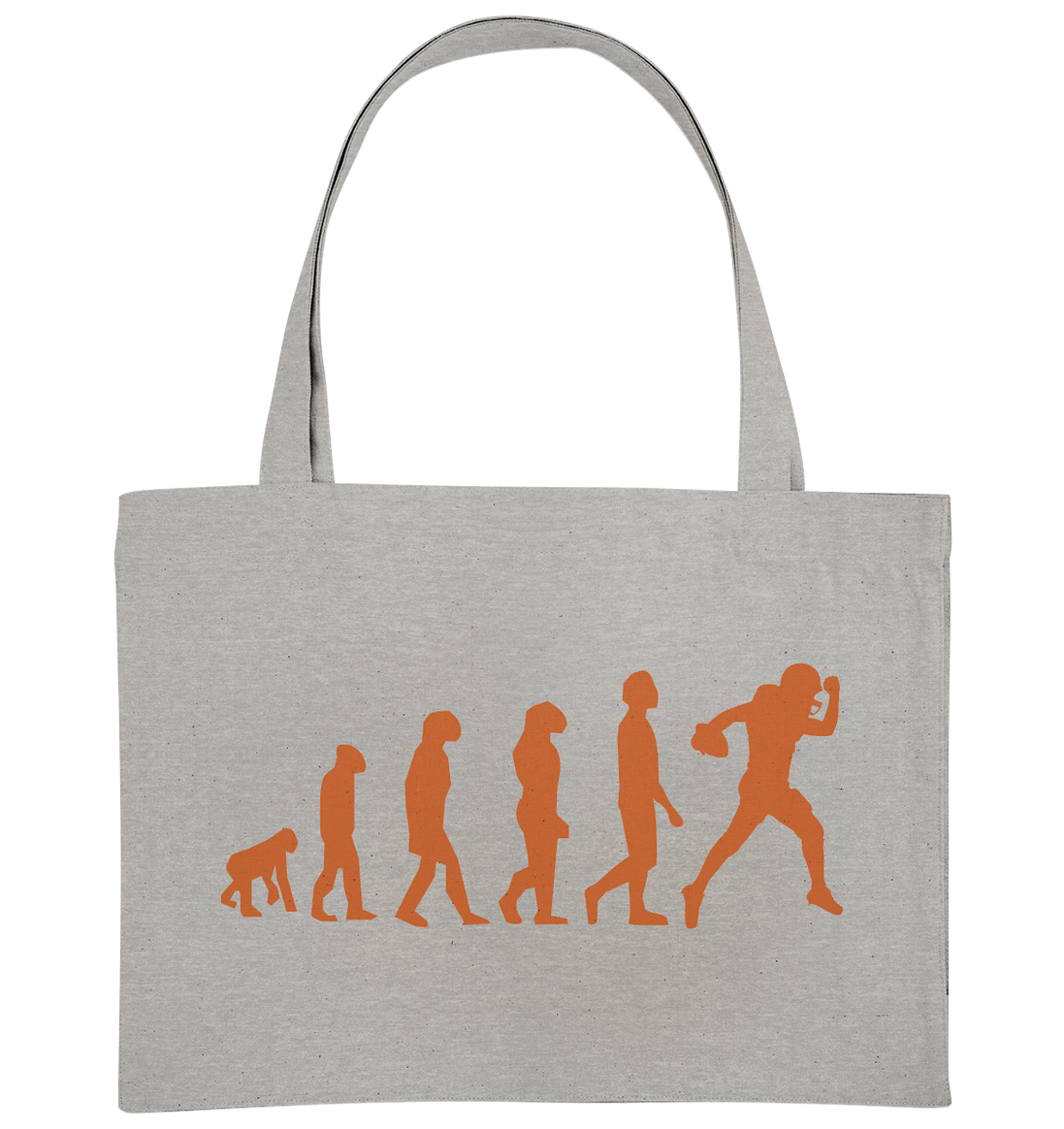 American Football Evolution - Organic Shopping-Bag