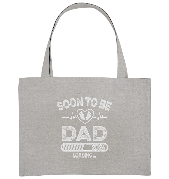 Soon to be Dad - Organic Shopping-Bag