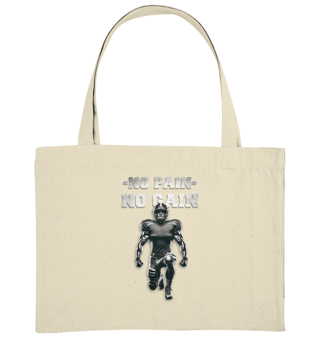 No Pain No Gain Metal  - Organic Shopping-Bag