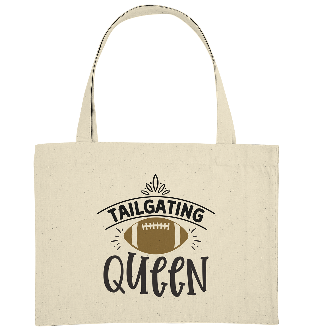 Tailgating Queen - Organic Shopping-Bag