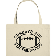 Sundays are for Tailgating  II - Organic Shopping-Bag