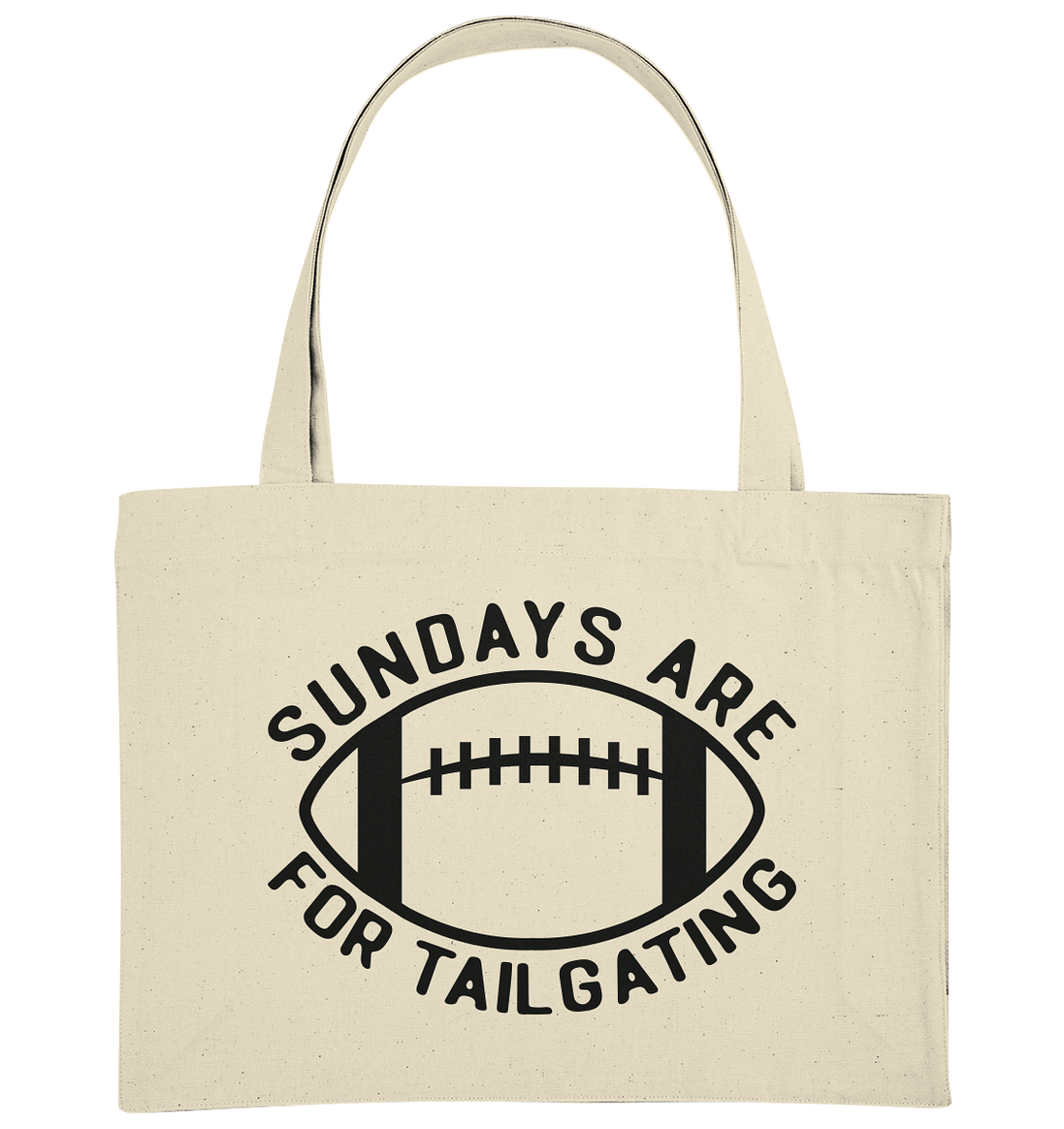 Sundays are for Tailgating  II - Organic Shopping-Bag