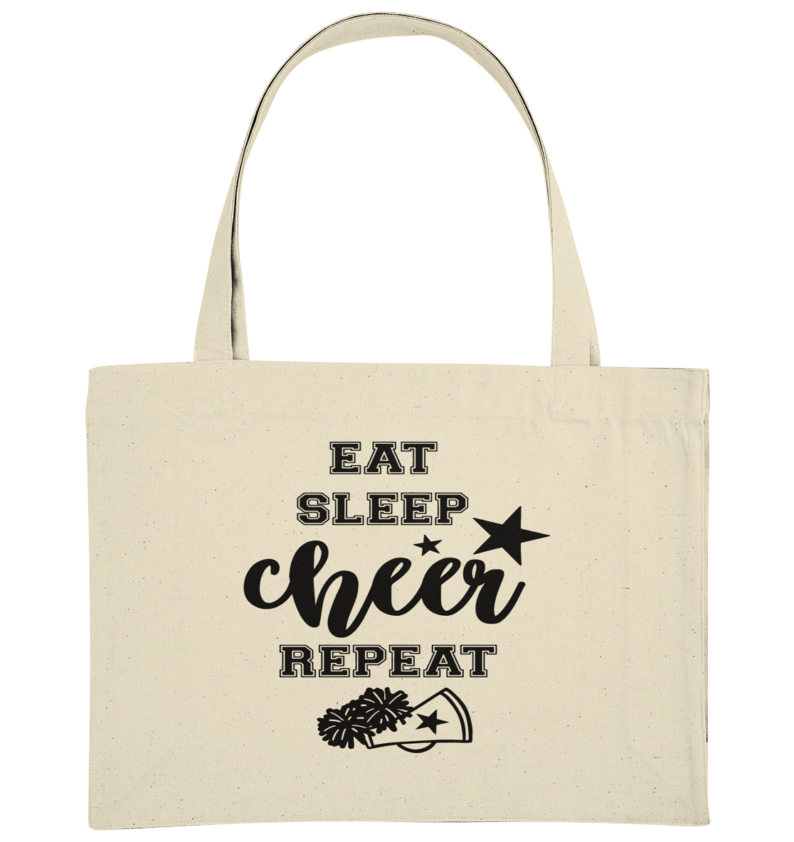 Eat Sleep Cheer Repeat - Organic Shopping-Bag