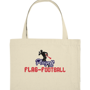 Playoff Flag Football  Men red - Organic Shopping-Bag