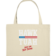 Hawk Tuah White - Organic Shopping Bag
