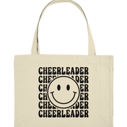 Cheerleader Smiley - Organic Shopping Bag