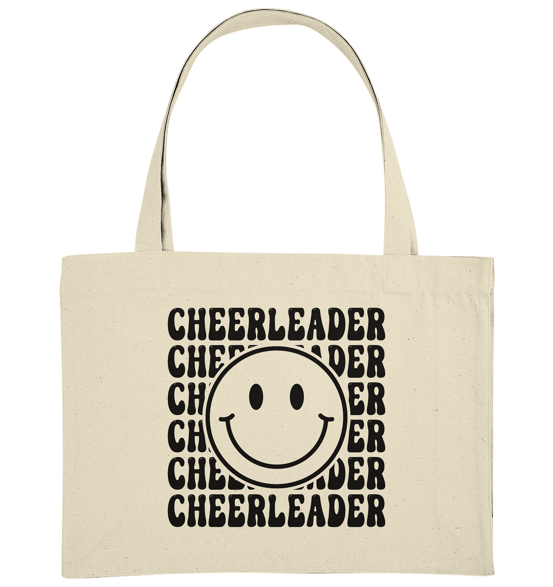 Cheerleader Smiley - Organic Shopping Bag