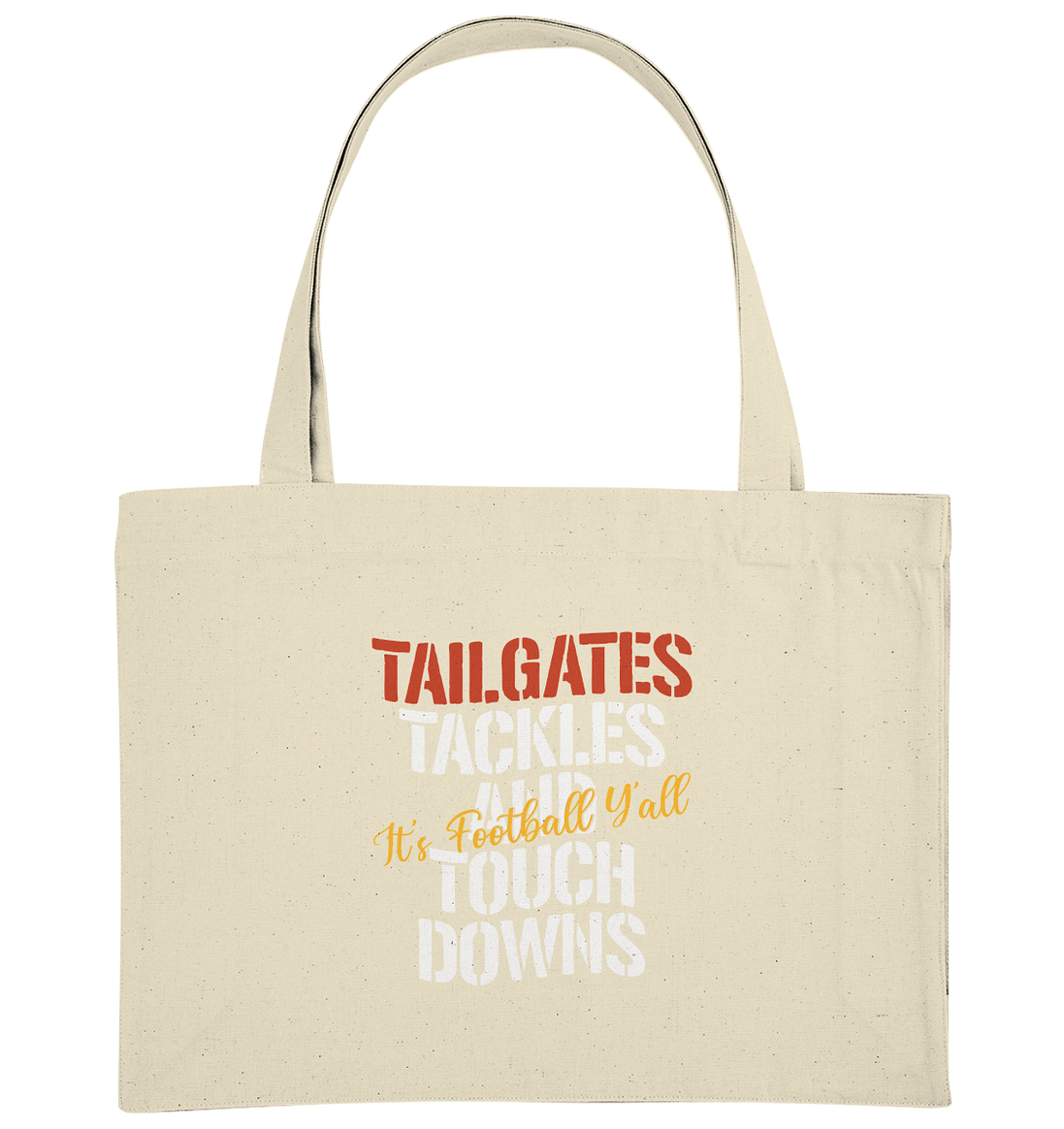 Tailgate Tackles - Organic Shopping-Bag