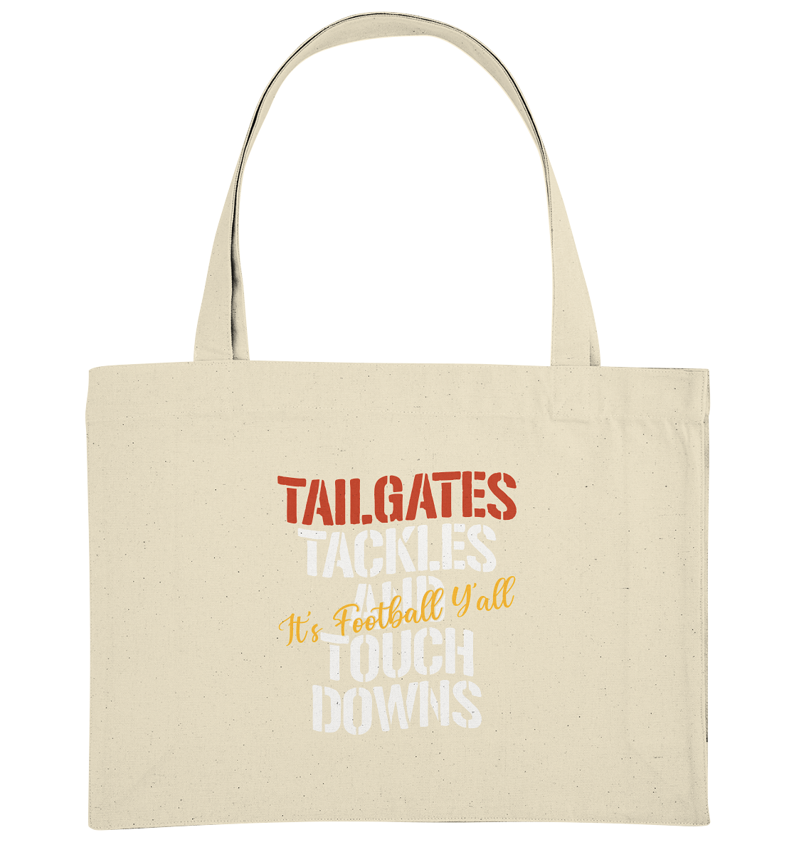Tailgate Tackles - Organic Shopping-Bag