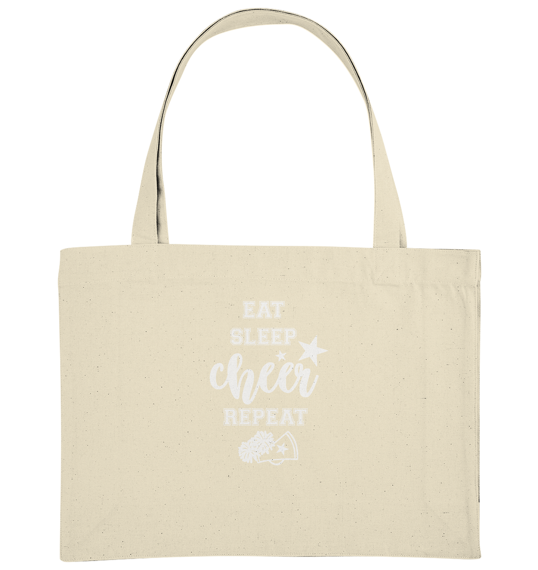 Eat Sleep Cheer - Organic Shopping Bag