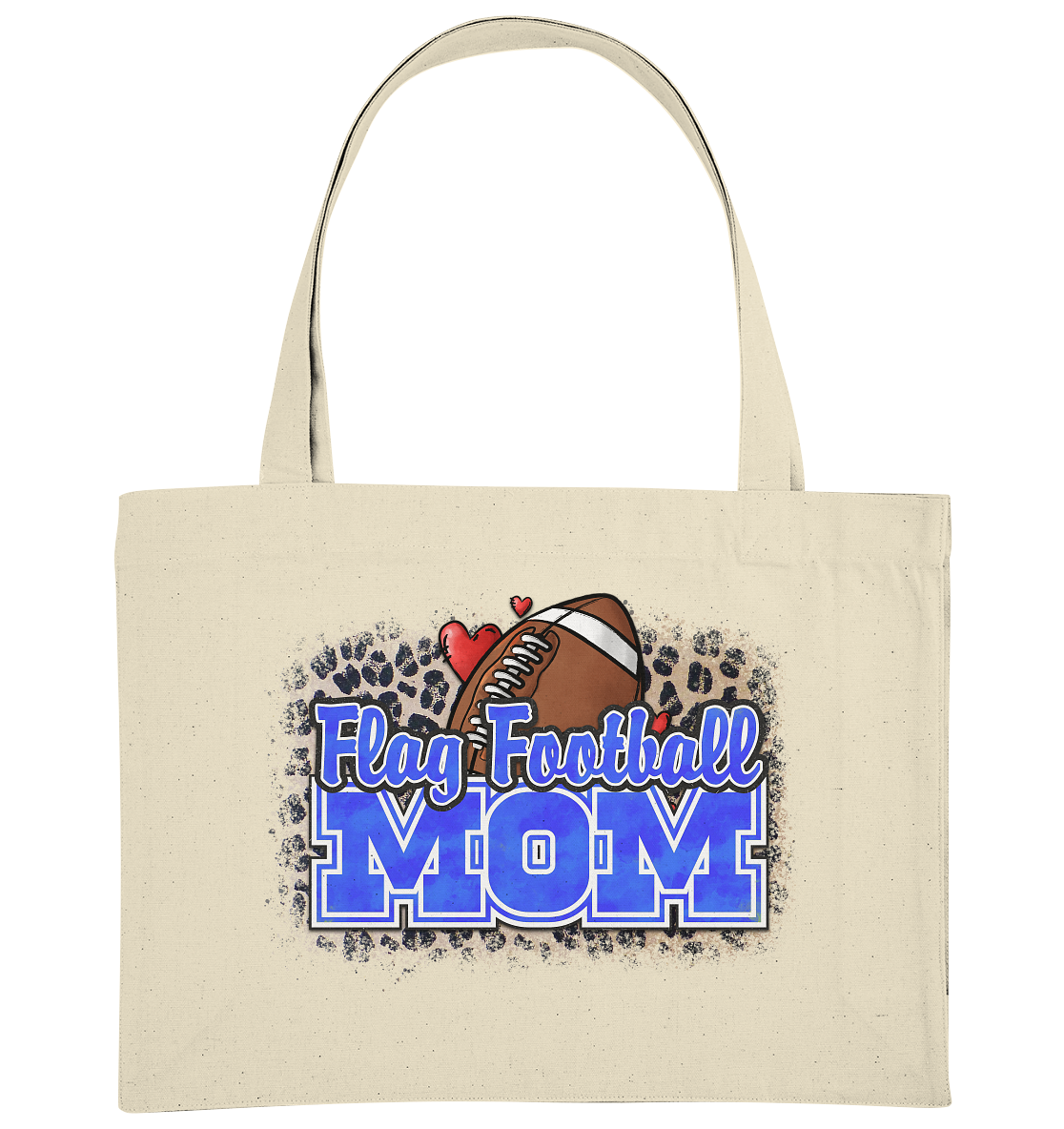 Flag Football Mom - Organic Shopping Bag