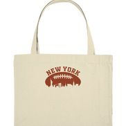 New York Football Silhoutte  - Organic Shopping-Bag