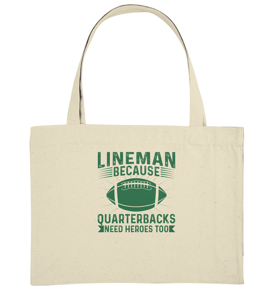 Lineman Heroes Green - Organic Shopping Bag