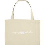 Football Heartbeat - Organic Shopping-Bag