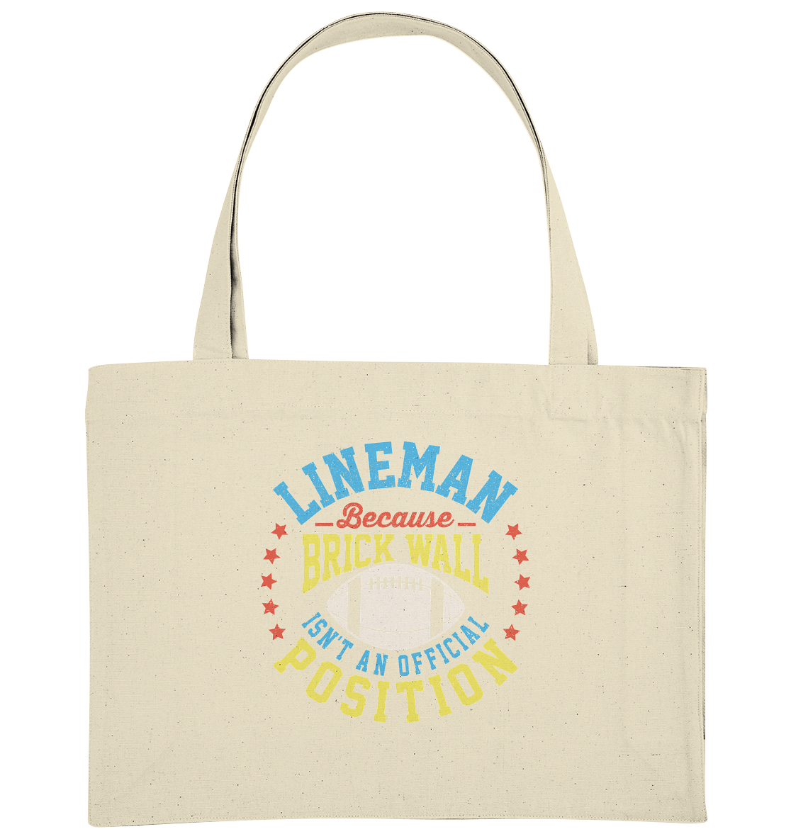 Lineman Brick Wall - Organic Shopping-Bag