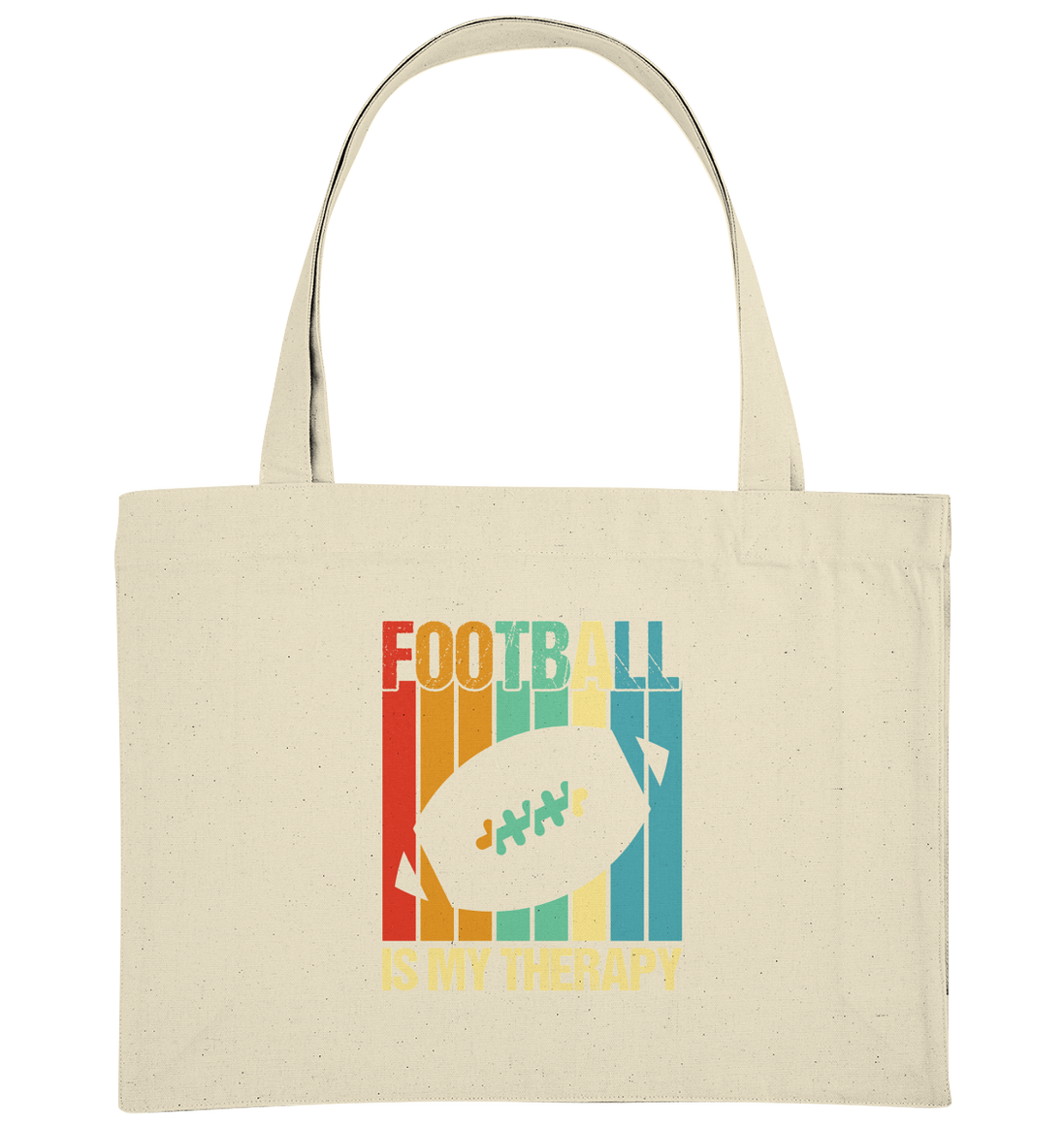 Football is my Therapy - Organic Shopping Bag