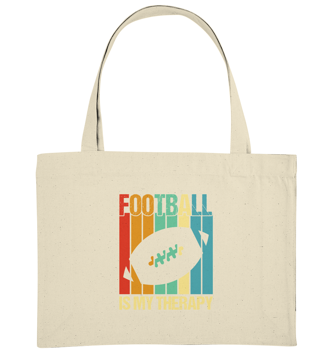 Football is my Therapy - Organic Shopping Bag