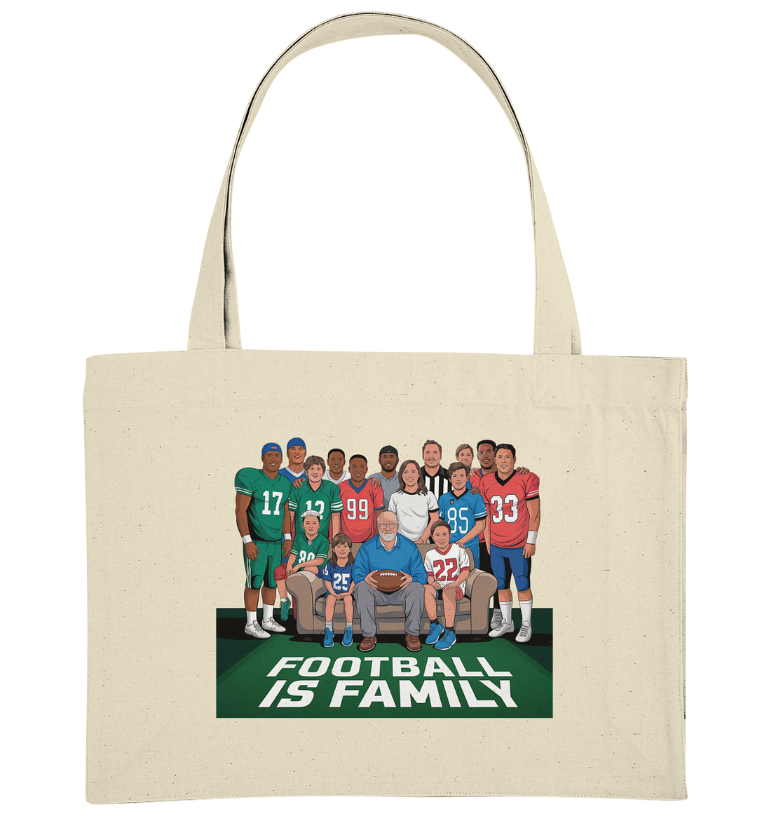 Football is Family - Organic Shopping Bag