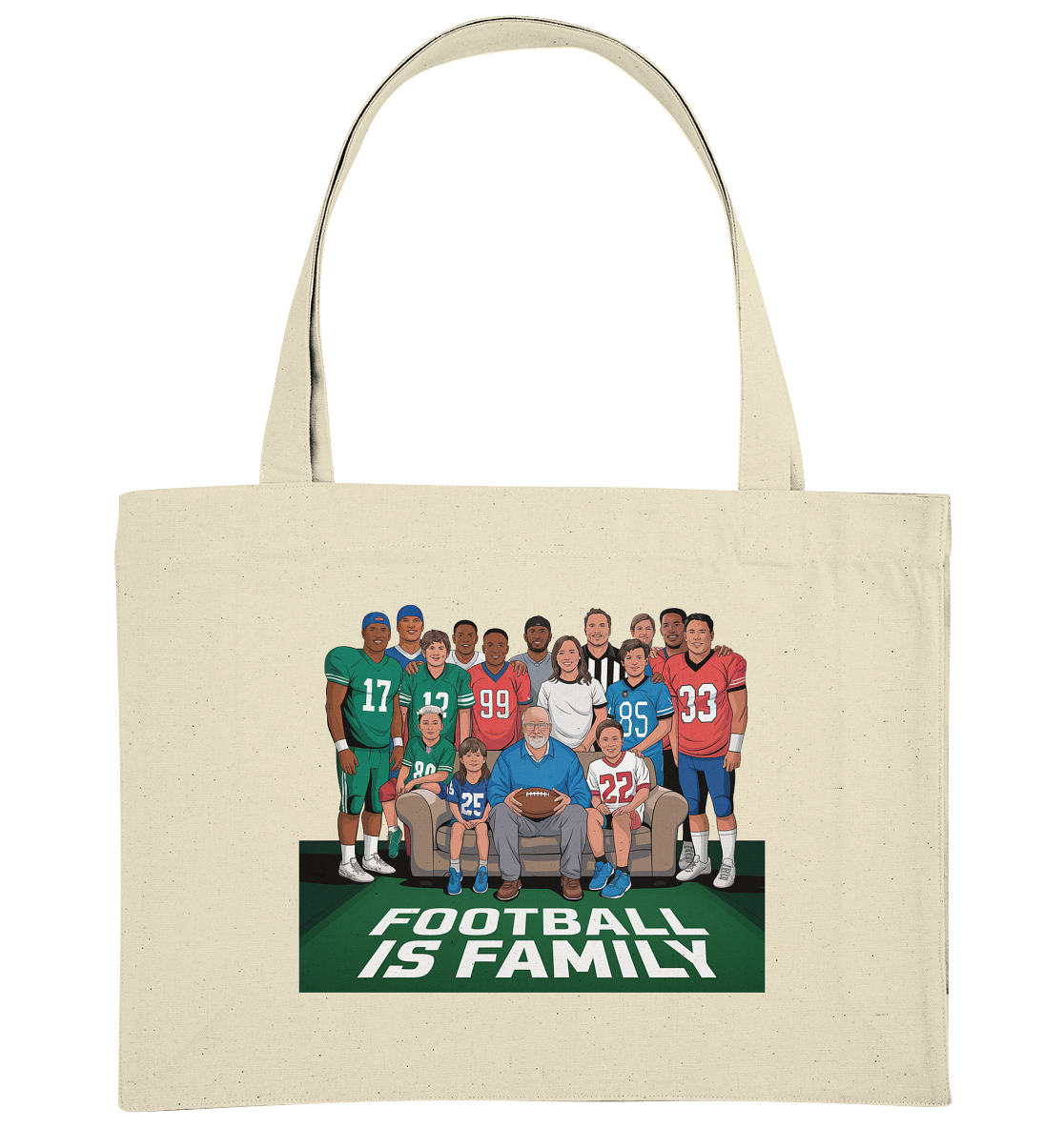 Football is Family - Organic Shopping Bag